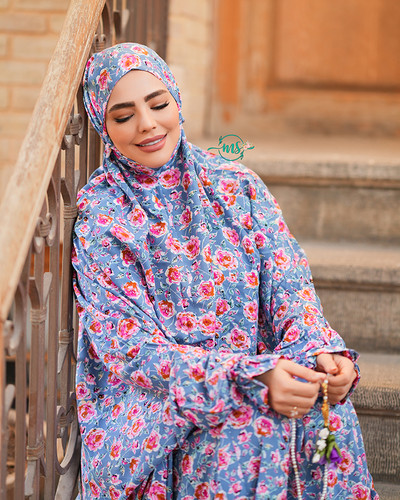 چادر نماز آستین دار کدری 5