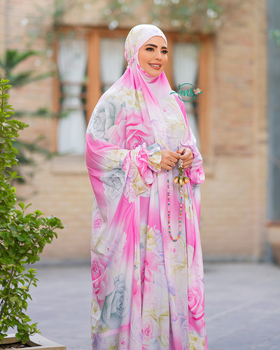 چادر نماز آستین دار کدری 6