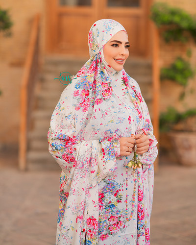 چادر نماز آستین دار کدری 7
