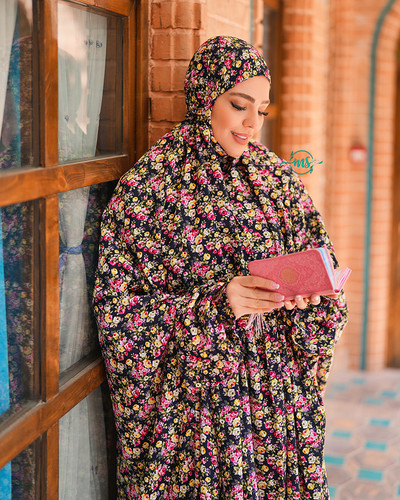 چادر نماز آستین دار کدری 10