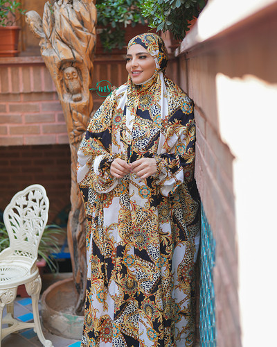 چادر نماز آستین دار کدری 18