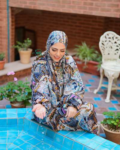 چادر نماز آستین دار کدری 19