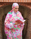 چادر نماز آستین دار کدری 35